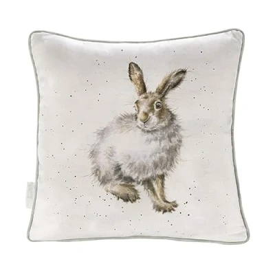 Image of Wrendale Designs &#039;Winter Hare&#039; Cushion