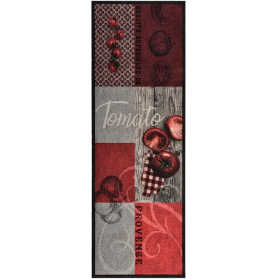 Image of vidaXL Kitchen Floor Mat Washable Tomato 60x180 cm