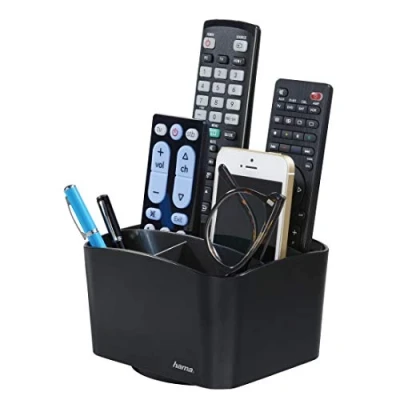 Image of Hama Remote Control Holder &quot;Agent&quot; 10.1 cm x 15.0 12.3 Black