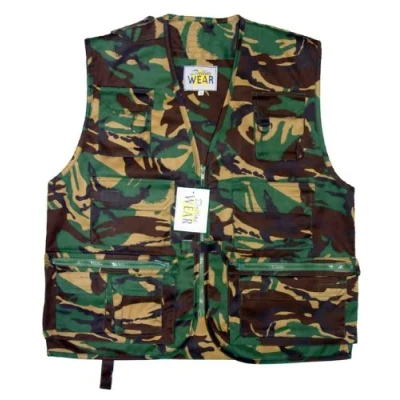 Image of Adults Multipocket Fishing Vest Gilet Waistcoat Bodywarmer Hunting Photography (4XL, Beige)