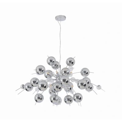 Image of Näve Impressive hanging light Jolina made from glass