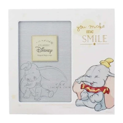 Image of Disney Dumbo Magical Beginnings You Make Me Smile MDF 4x6&quot; Photo Frame DI288