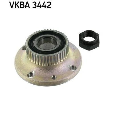 Image of 60812057, 7769902 Wheel bearing kit SKF VKBA 3442 with ABS sensor ring FIAT: Punto I Hatchback, Marea Weekend, Barchetta