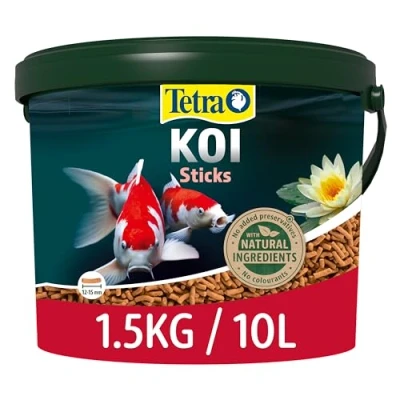 Image of Tetra koi Pond fish Food Sticks 1.5kg biologically balanced for
