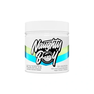 Image of Naughty Boy Micronised Creatine Powder, Monohydrate Powder (Unflavoured) 50 Servings