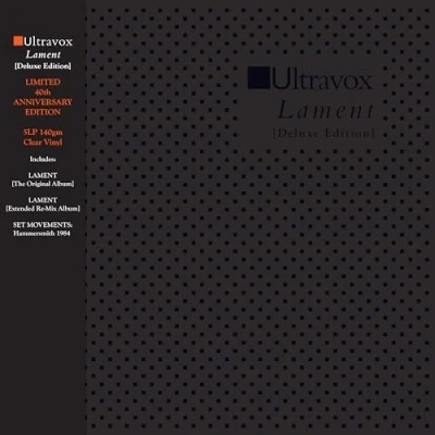 Image of Ultravox Lament Deluxe Edition 40th Anniversary 5 LP Clear vinyl box set Sealed 2024 UK CDLL1459