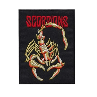 Image of Scorpions Hq Hard Rock Heavy Metal Band Patch Badge Embroidered Iron on Applique Souvenir Accessory