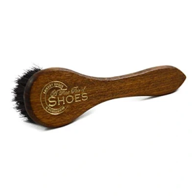 Image of A Fine Pair Of Shoes Premium Horsehair Dauber Applicator Brush Black (Black Horsehair)