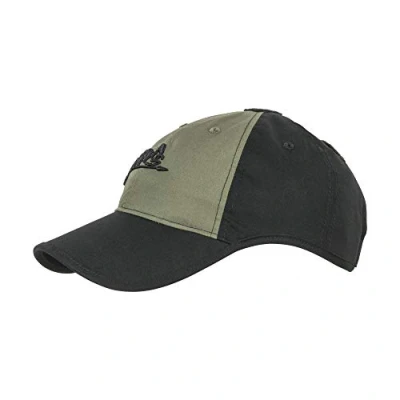 Image of Helikon Tex Men&#039;s Logo Cap Polycotton Ripstop Olive Green/Adaptive Green A