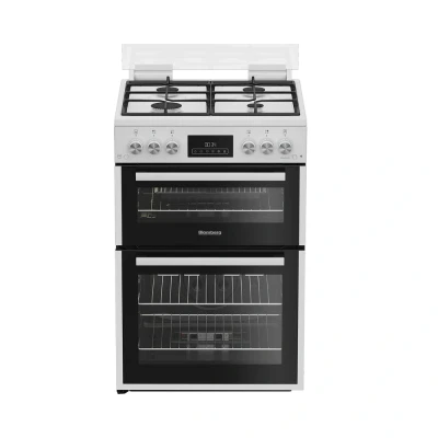 Image of Blomberg GGRN655W 60Cm Double Oven Gas Cooker With Hob White