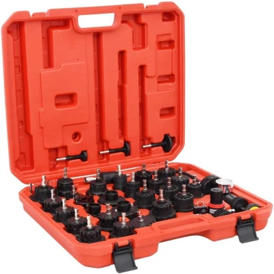 Image of vidaXL 32 Piece Universal Car Water Tank Pressure Gauge Set