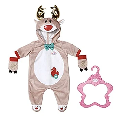 Image of BABY Born 515 831700 EA Reindeer Onesie, Red