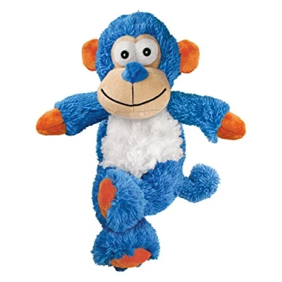 Image of KONG Cross Knots Monkey Internal Knotted Ropes and Minimal Stuffing For Less Mess Small Medium Dogs