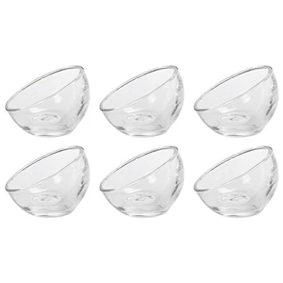 Image of La Rochère 6223 01 Dessert Glass, Glass Bubble Round ø 7.7 cm, 50ml, Clear (Pack of 6)