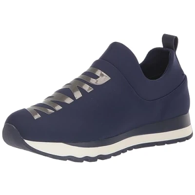 Image of DKNY Women&#039;s Comfort Jadyn Slip on Jogg Sneaker, Ink, 5 UK