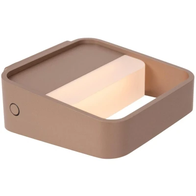 Image of Premium Silvi Rechargeable Wall light Battery pack LED Dim. 2700K Rust Brown