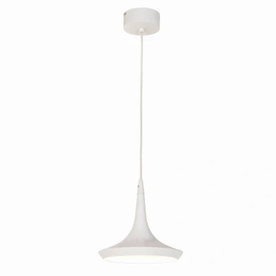 Image of Oslo LED 22cm Dome Pendant Ceiling Light White 3000K