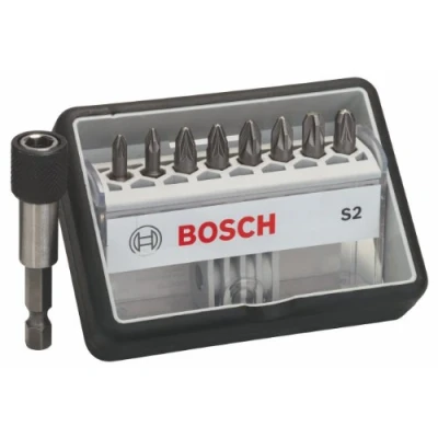 Image of Bosch 2607002560 25 mm Extra Hard Robust Line Screwdriver (8 Piece)