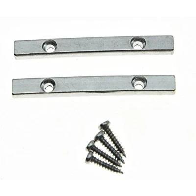 Image of 2pcs Chrome 44.5mm Guitar String Retainer Bar for FR