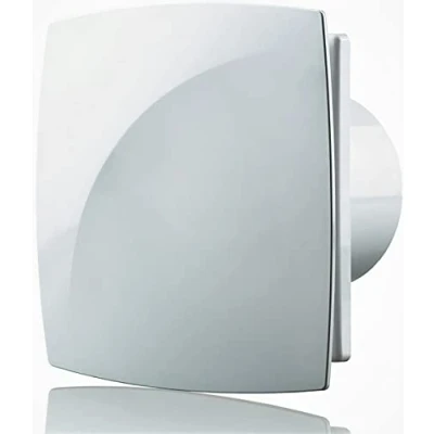 Image of Blauberg 4&quot; 100 mm Timer Wall or Ceiling Mounted Quiet Bathroom Shower Extractor Fan Moon Modern Exhaust Air ventilator Ducting Toilet wandventilator abluft [Energy Class A+