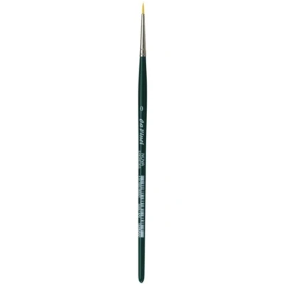 Image of Da Vinci 1570 Series Water Colour Brush, Synthetic Fiber, Green, 18 x 0.15 30 cm