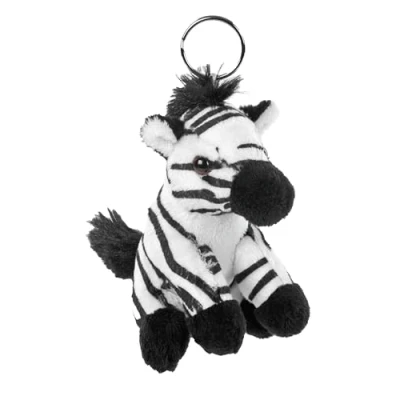 Image of Wild Republic Clips Zebra, Stuffed Animal, 3 Inches, Plush Toy, Fill is Spun Recycled Water Bottles