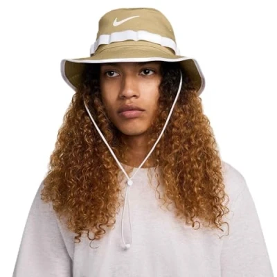 Image of Nike Performance APEX NEW Unisex Hat, Size: Large, Parachute beige/white/anthracite/white