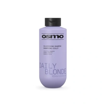Image of OSMO Daily Blonde Silverising Shampoo Purple No Yellow or Brass Vegan. 400ml