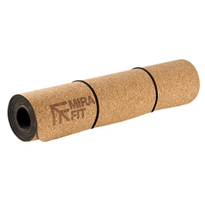 Image of Mirafit 6mm Natural Cork Yoga Mat