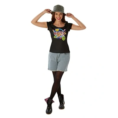 Image of Rubie&#039;s Official I Love The 90&#039;s T Shirt, Adult Costume Small Halloween