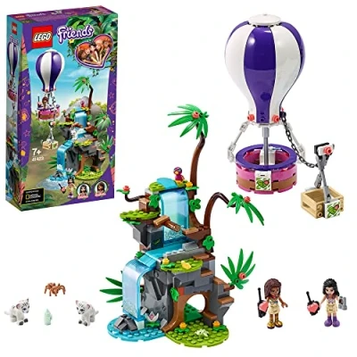 Image of LEGO 41423 Friends Tiger Hot Air Balloon Jungle Rescue