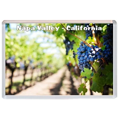 Image of Napa Valley California Jumbo Fridge Magnet BBSM417