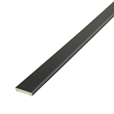 Image of Anthracite Grey (Grained), 30mm x 5m Cloaking Fillet uPVC Plastic Window Door Architrave Trim