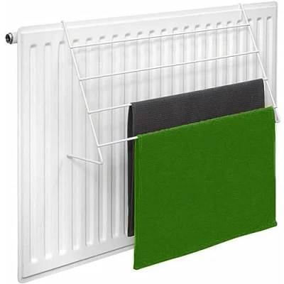 Image of Wilsons Direct 4 Bar Radiator Metal Airer Towel Holder Clothes Dryer Drying Rack Rail (1 x Airer)