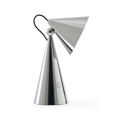 Image of Tom Dixon Pose Portable Table Lamp Silver