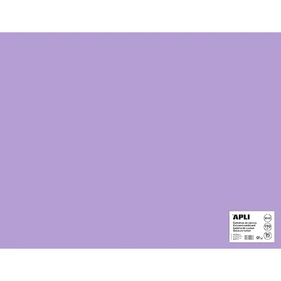 Image of Apli 014270 Pack of 25 Sheets Cardboard 500 x 650 mm Lilac