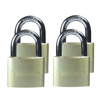Image of DEFENDER Aluminium Padlock Quad Pack 40mm