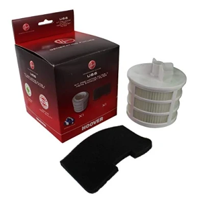 Image of Hoover U66 Kit Pre Motor and Hepa Exhaust Filter, Extra Filtering, Original Spare Part, Compatible with Vacuum Cleaner Sprint Evo