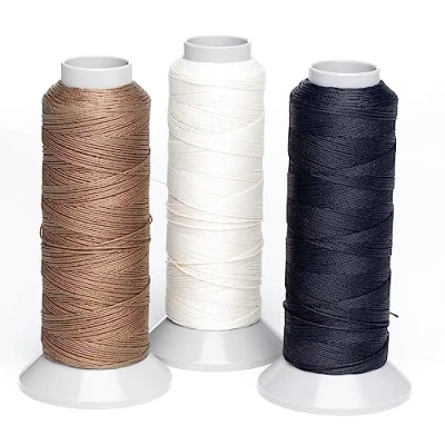 Image of Lincoln Plaiting Thread Reel Black 150m