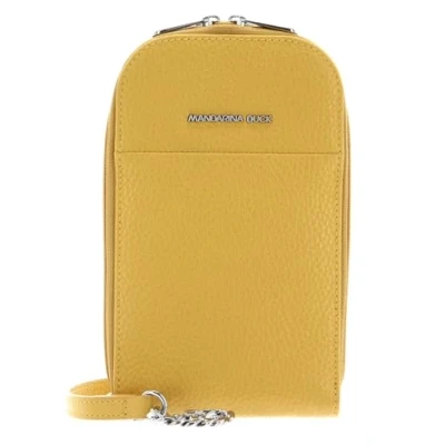 Image of Mandarina Duck Women&#039;s Mellow Leather Vertical Holder, Ochre4, Taglia Unica
