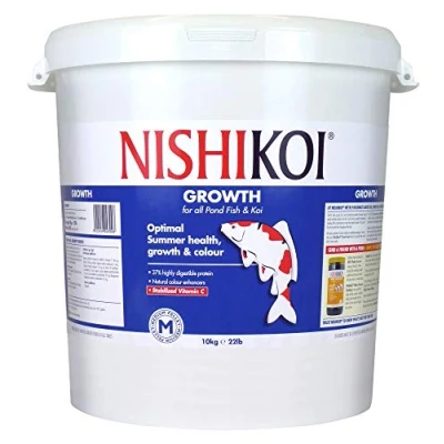 Image of Nishikoi Growth Complete Food for Koi and Pond Fish Medium Pellets 10kg