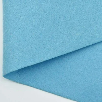 Image of Accessories Attic 1 Piece BABY BLUE A4 Felt Fabric Sheet, Textile Fabrics DIY Craftwork Crafts, Assorted Colour Patchwork Sewing Polyester Sheet for Craft (30 * 20 cm)