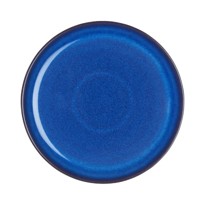 Image of Denby Imperial Blue Medium Coupe Plate