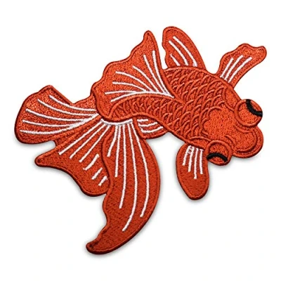 Image of Koi Fish Iron on Patch Japan, Patches, Patch, Embroidery ironable Badges Finally Home