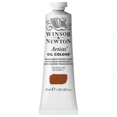 Image of Winsor &amp; Newton 37ml Artists&#039; Oil Colour Transparent Brown Oxide