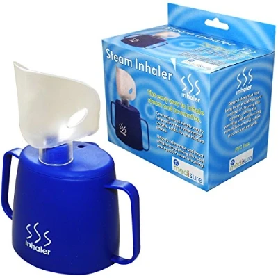 Image of Medisure Healthcare Steam Inhaler Inhalation Cold Cough Flu Blocked Airways Cup x 1
