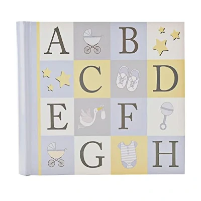 Image of Baby ABC Photo Album 160 6x4 Pictures Blue