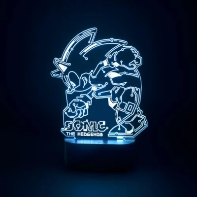 Image of Grupo Erik Lamp Sonic The Hedgehog LED Lamp, Night Light, Kids Desk Mood Lights, Table Figures, Gamer Gifts, Gaming Accessories