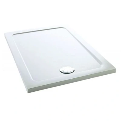 Image of Mira Flight Low Profile 1500 x 700mm Stone Resin Shower Tray with Waste 1.1697.048.WH