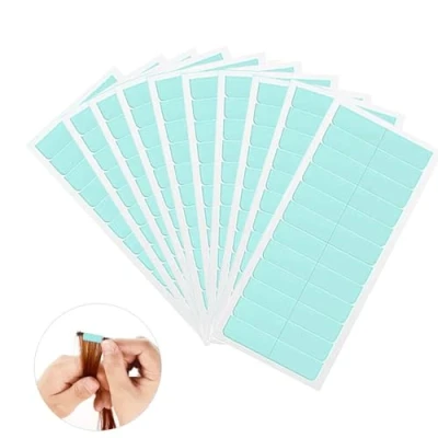 Image of DOETYD 120 Pcs Hair Extension Tape Double Sided Wig Adhesive for Wigs Replacement Hold